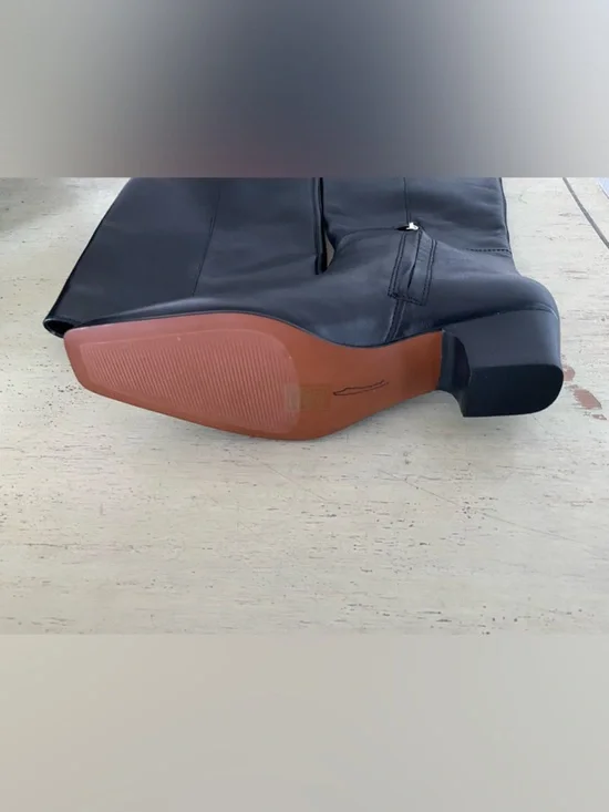 Madewell The Lexie Tall Boot in Black Leather Size 7 NWOB $298 NX079 - Picture 7 of 7